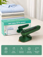 Portable Dry Iron & Water Spray