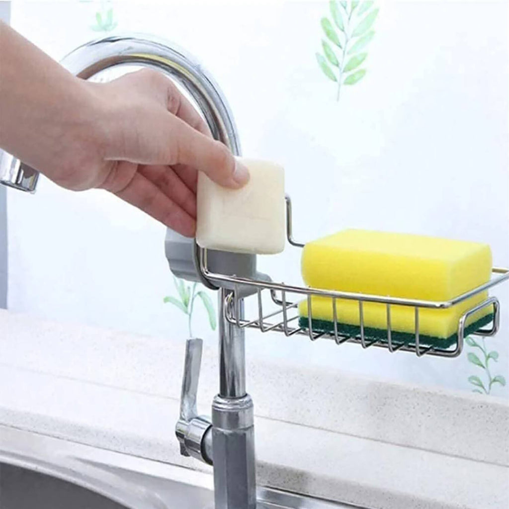 Sink Faucet & Sponge Organizer