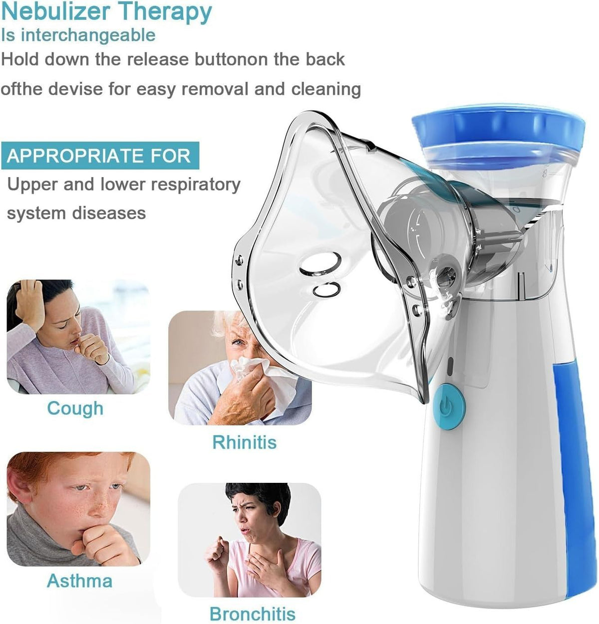 Mesh Nebulizer for Kids & Adults