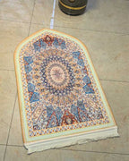 Persian Floral Velvet Prayer Mat