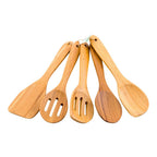 4-Piece Wooden Cooking Spoon Set