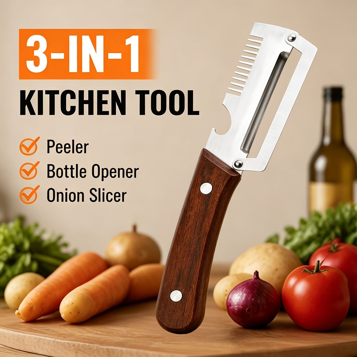 Stainless Steel Kitchen Peeler