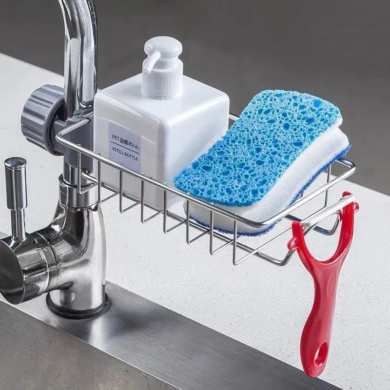 Sink Faucet & Sponge Organizer