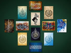 6-Pc Islamic Calligraphy Frames