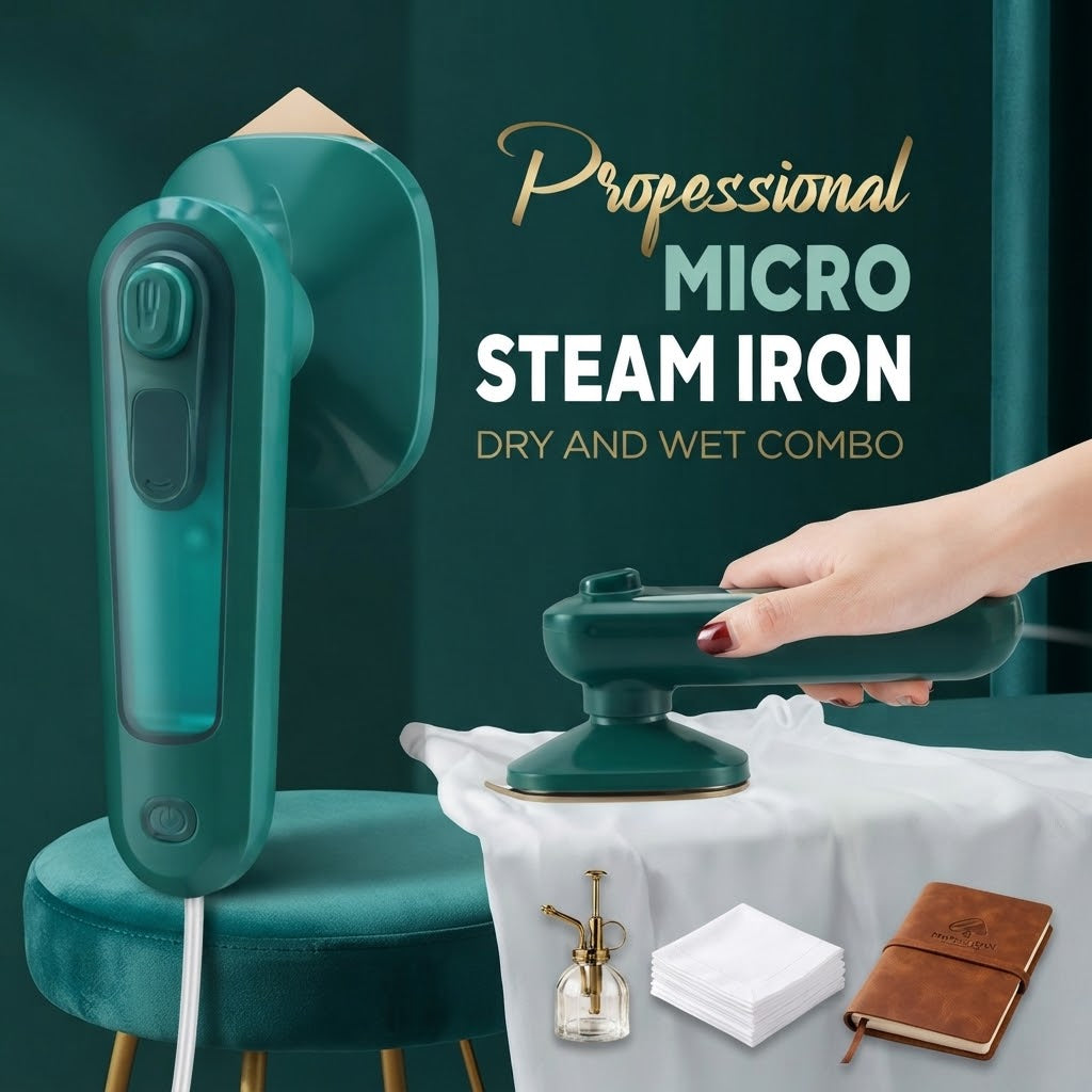 Portable Dry Iron & Water Spray