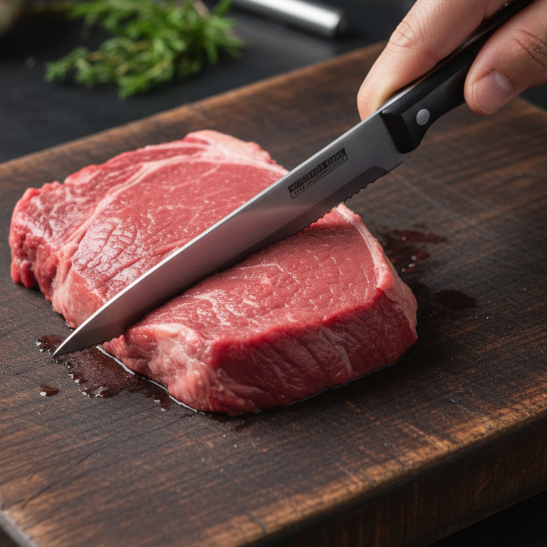 3-Piece Black Kitchen Knife Set with Non-Stick Blades and Ergonomic Anti-Slip Handles | Zerochef