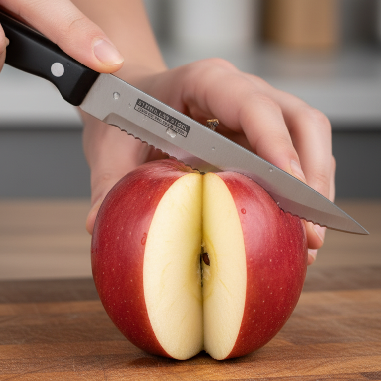 3-Piece Black Kitchen Knife Set with Non-Stick Blades and Ergonomic Anti-Slip Handles | Zerochef