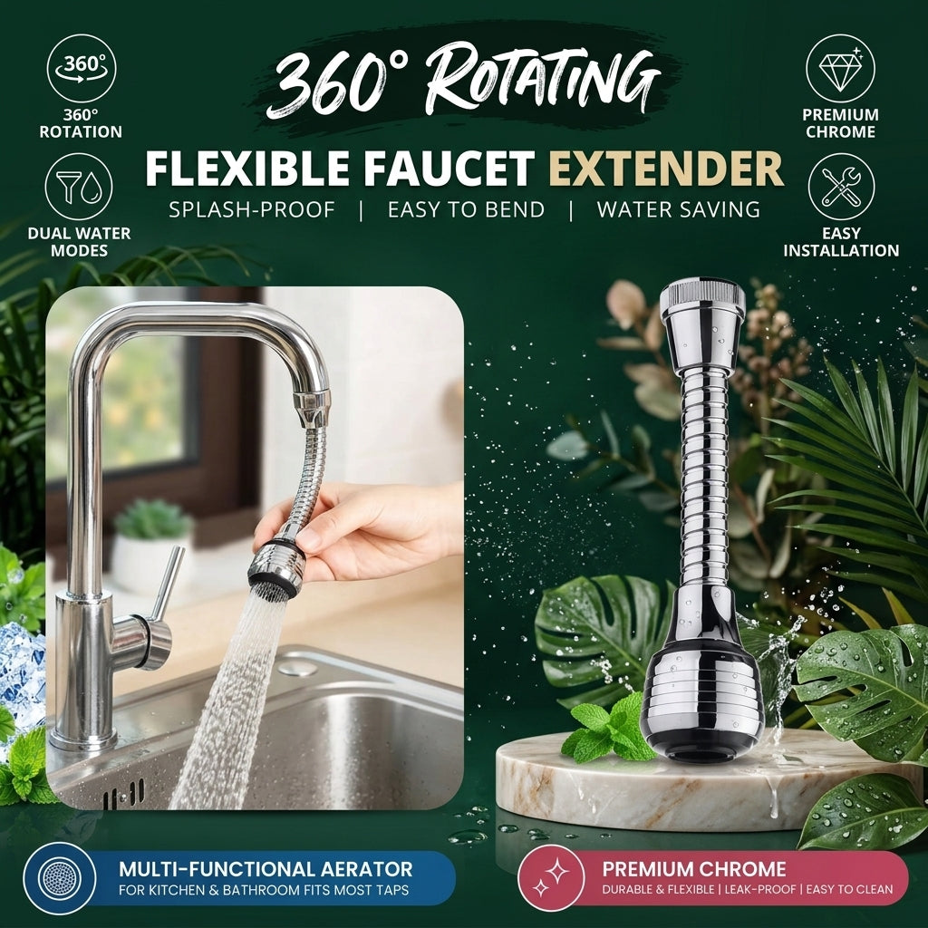 360° Kitchen Sink Shower Faucet