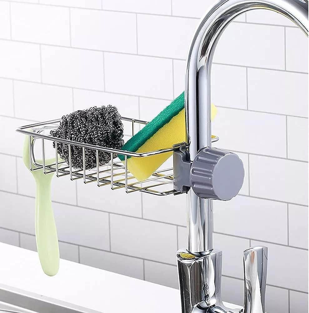 Sink Faucet & Sponge Organizer