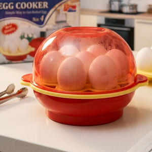 Electric Egg Boiler and Vegetable Steamer with 7-Egg Capacity for Quick and Easy Breakfast Preparation | Zerochef