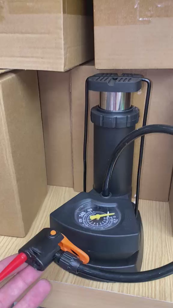 Foot Air Pump with Pressure Gauge